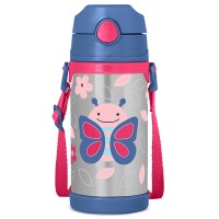 Skip Hop Zoo Insulated Stainless Steel Bottle - Butterfly
